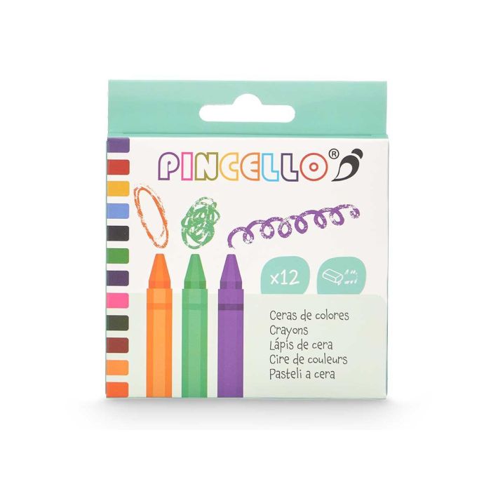 Cera Crayon 12Pcs Pincello 10X11CM (72 Unidades) 1 Cera Crayon 12Pcs Pincello 10X11CM (72 Unidades) 1