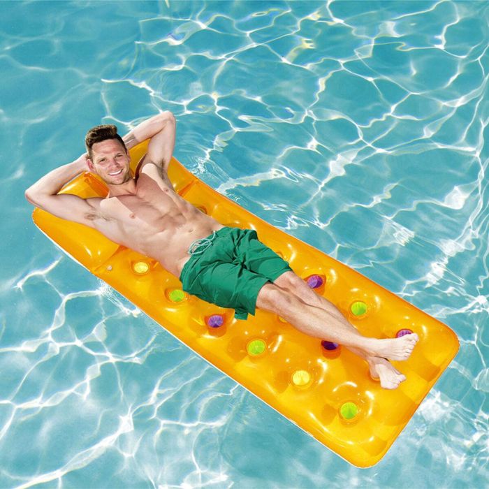 Bestway Colchoneta Hinchable Vasos Fashion Color Surtido 188x71 cm Playa y Piscina 43014 2 Bestway Colchoneta Hinchable Vasos Fashion Color Surtido 188x71 cm Playa y Piscina 43014 2