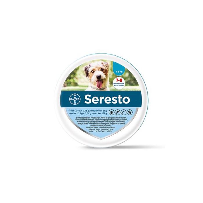 Elanco Seresto Collar 1,25 gr - 8 kg Perro 38 cm