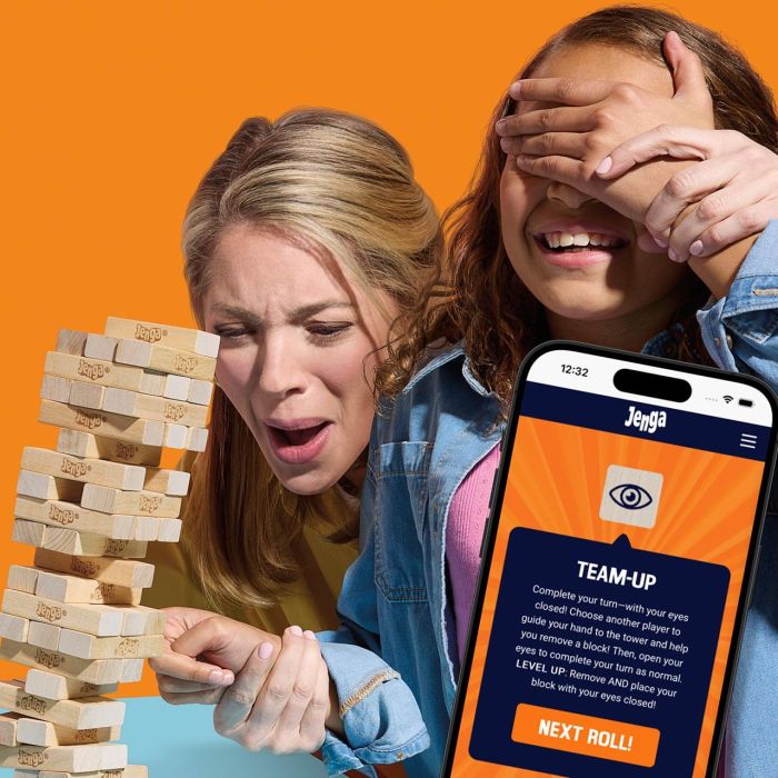 HASBRO Juego Jenga de 54 bloques de madera para +6 años 3