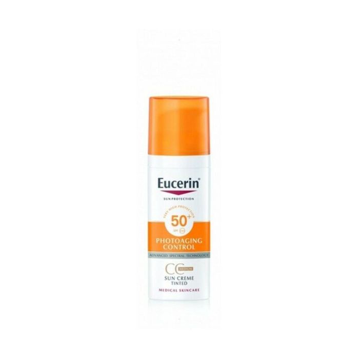 Eucerin PHOTOAGING CONTROL ANTI-AGE Protector Solar Facial Fluido SPF50 con Ácido Hialurónico Antiedad 50 ml