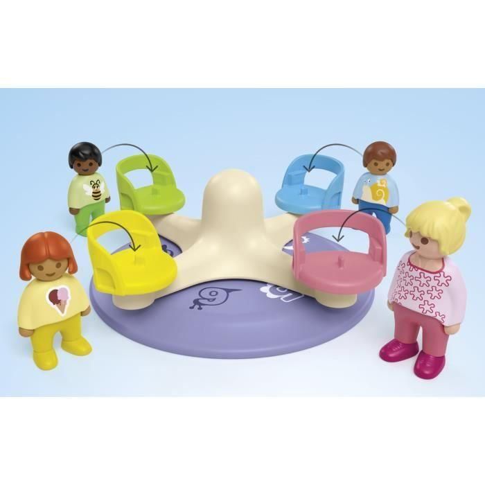 Playmobil 71701 Carrusel Numérico Junior para Niños: Aprende Números 1-8, con Figuras y Colores Brillantes, Edad +12 Meses 2