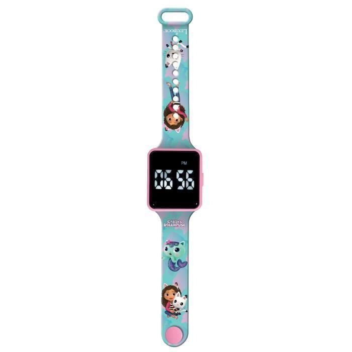 Lexibook - Gabby y la Casa Mágica - Reloj LED conectado - Pulsera ajustable 1 Lexibook - Gabby y la Casa Mágica - Reloj LED conectado - Pulsera ajustable 1