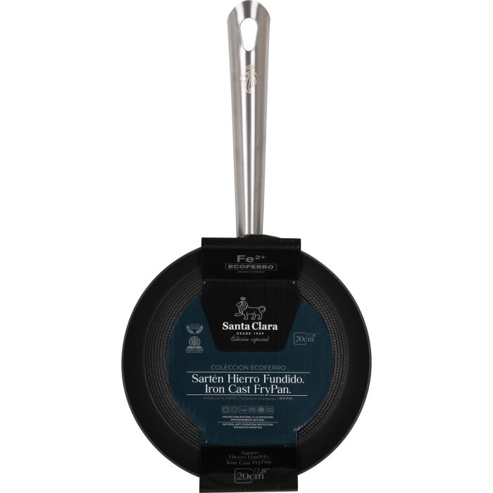 Inde Sartén Hierro Fundido 20 cm Profunda 7" (6 Unidades)