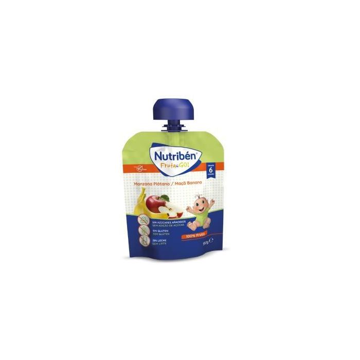 NUTRIBEN Fruta And Go Manzana-Plátano 90g