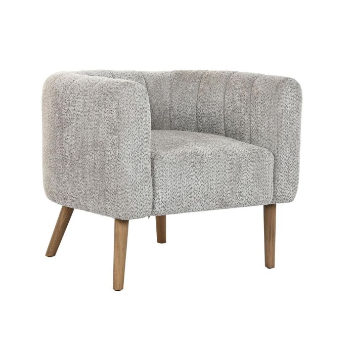 DKD Home Decor Sillón Urban de Madera y Poliéster en Gris, 79x72x67 cm DKD Home Decor Sillón Urban de Madera y Poliéster en Gris, 79x72x67 cm