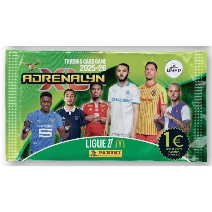 Caja de 50 paquetes - PANINI - TCG ADRENALYN LIGUE 1 McDonald's 2025/26 - 300 cartas 1