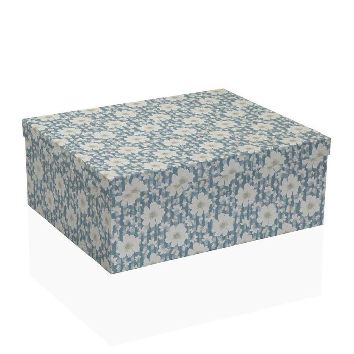 Set de Cajas Organizadoras Apilables Versa Flores Cartón 15 Piezas 35 x 16,5 x 43 cm 1