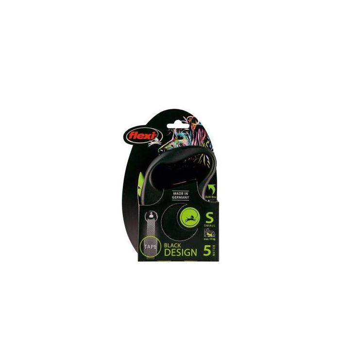Flexi Black Design S Correa Cinta 5m Verde