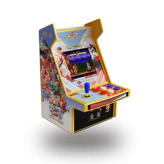My Arcade JUS1696639170035 Micro Player PRO Consola Retro Portátil Super Street Fighter II Pantalla Alta Resolución 7 cm 8 My Arcade JUS1696639170035 Micro Player PRO Consola Retro Portátil Super Street Fighter II Pantalla Alta Resolución 7 cm 8