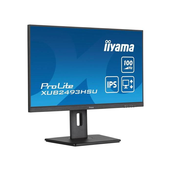 MONITOR IIYAMA 24" PROLITE XUB2493HSU-B6, IPS, 100HZ, 1MS, USB, HDMI, DISPLAYPORT, ALT 2x2W, ALTU, GIRO, INCLI, PIVOT 3 MONITOR IIYAMA 24" PROLITE XUB2493HSU-B6, IPS, 100HZ, 1MS, USB, HDMI, DISPLAYPORT, ALT 2x2W, ALTU, GIRO, INCLI, PIVOT 3