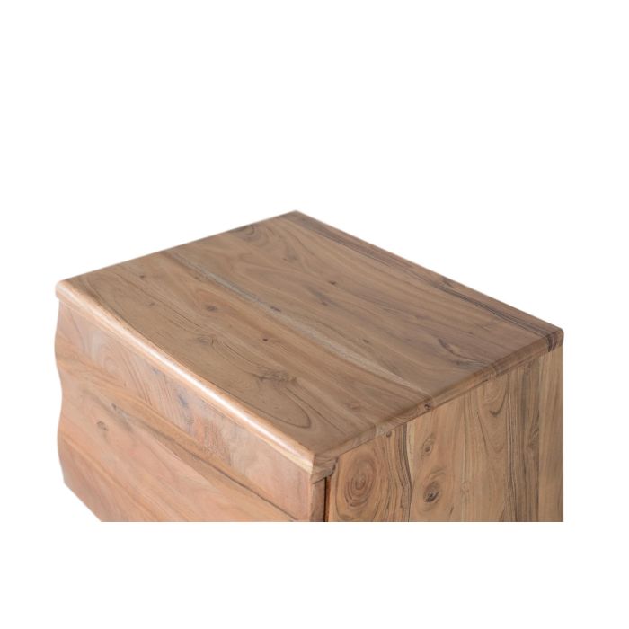 Giner y Colomer Mesita de Noche Madera de Acacia Natural 31x50cm 3 Giner y Colomer Mesita de Noche Madera de Acacia Natural 31x50cm 3