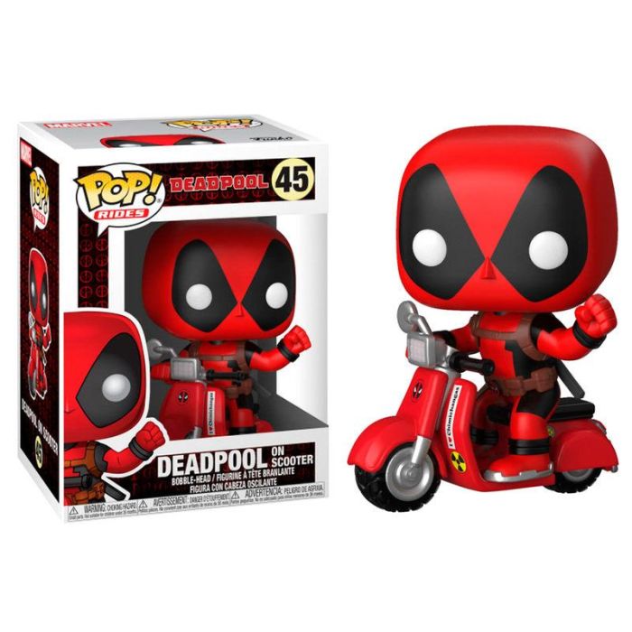 Funko 30969 Pop! Figura de Vinilo Deadpool Marvel 9 cm, Coleccionable en Caja de Exhibición 1 Funko 30969 Pop! Figura de Vinilo Deadpool Marvel 9 cm, Coleccionable en Caja de Exhibición 1