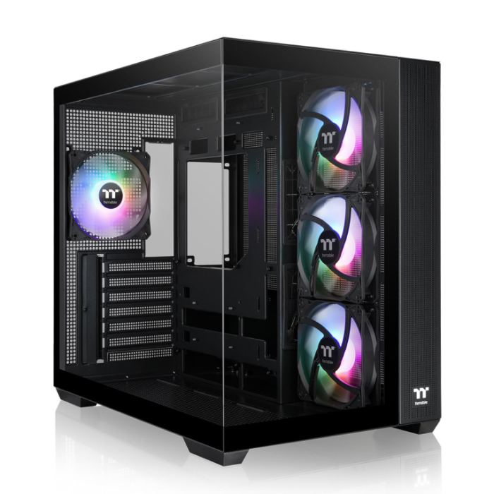 Thermaltake View 380 TG ARGB Midi Tower Negro con Iluminación ARGB
