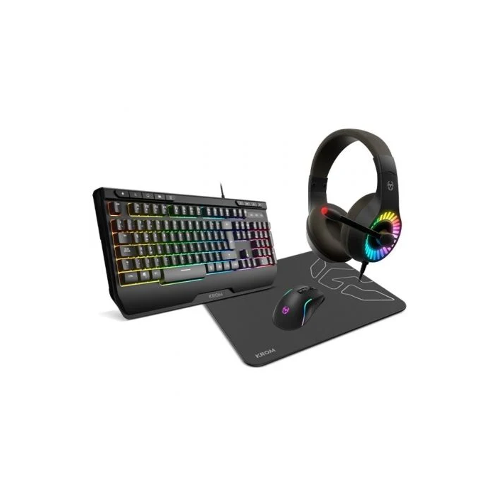 Pack Gaming Krom Kenya Negro Qwerty Español