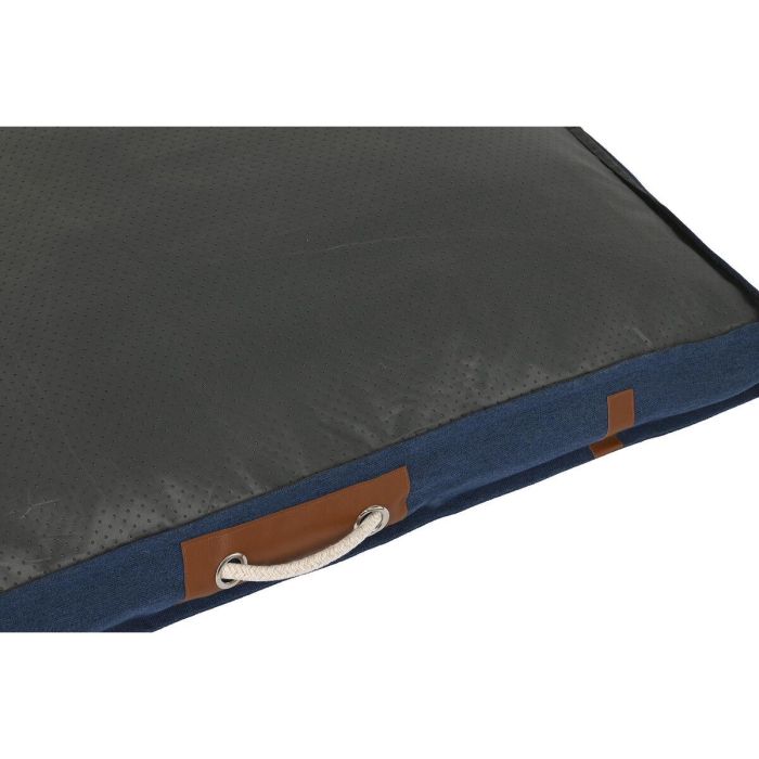 Cama Mascota DKD Home Decor Azul Marino Gris Claro 68 x 10 x 88 cm (2 Unidades) 2