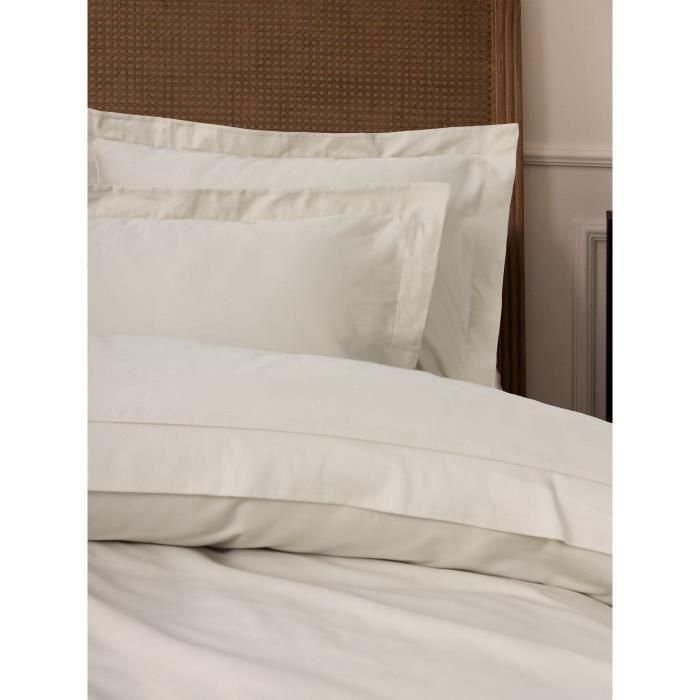 ASI8684283137718 Juego de cama con 1 funda nórdica 220x240 cm y 2 fundas de almohada 60x60 cm, 100% algodón satén, Beige 1 ASI8684283137718 Juego de cama con 1 funda nórdica 220x240 cm y 2 fundas de almohada 60x60 cm, 100% algodón satén, Beige 1
