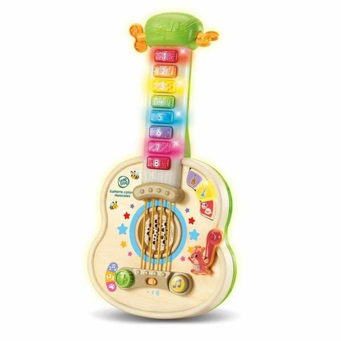 Instrumento infantil guitarra colores musicales 36,5x18,6x5,5 cm 3 Instrumento infantil guitarra colores musicales 36,5x18,6x5,5 cm 3