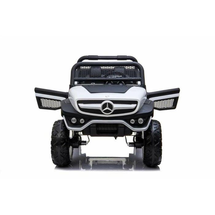 Coche mercedes unimog white bateria 12v 128 x 86 x 84cm runruntoys 4