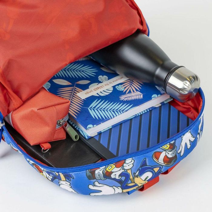Mochila Infantil Sonic Azul 23 x 33 x 9 cm 1 Mochila Infantil Sonic Azul 23 x 33 x 9 cm 1