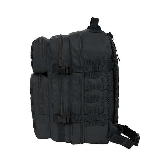 Mochila militar portatil 15,6'' safta basic "negro" 30x48x23cm 9