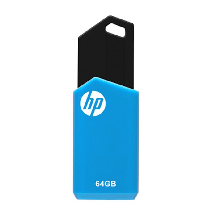 Memoria USB HP HPFD150W-64 Negro/Azul 64 GB