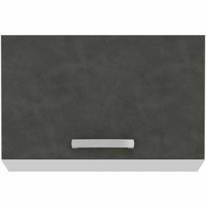 LASSEN Mueble Campana con Puerta Basculante - Gris Mate - L 60 x 31,6 x H 36 cm 5 LASSEN Mueble Campana con Puerta Basculante - Gris Mate - L 60 x 31,6 x H 36 cm 5