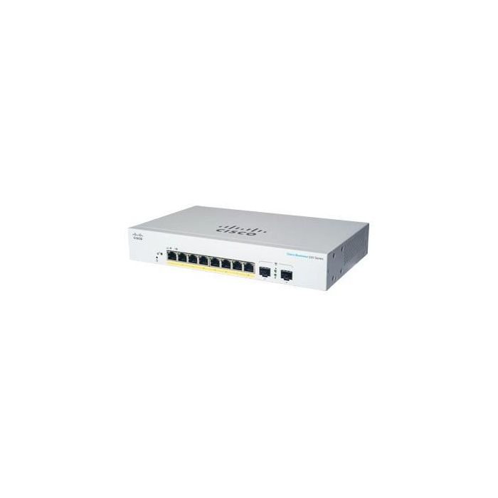 Cisco CBS220-8P-E-2G-EU Switch Gestionado Gigabit Ethernet PoE 8 Puertos Montaje en Rack