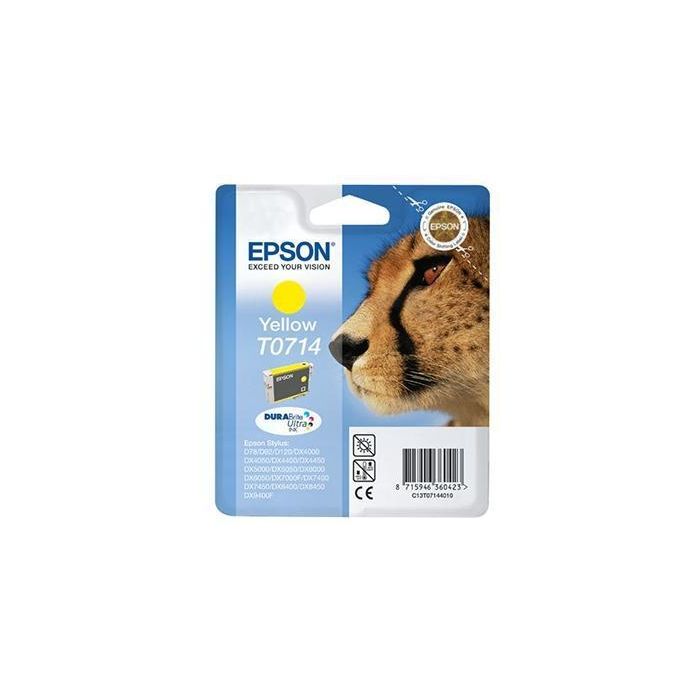 Epson Tinta Amarilla Stylus D-78-92-120-Dx-4000-5000-6000-7000F 5.5 ML
