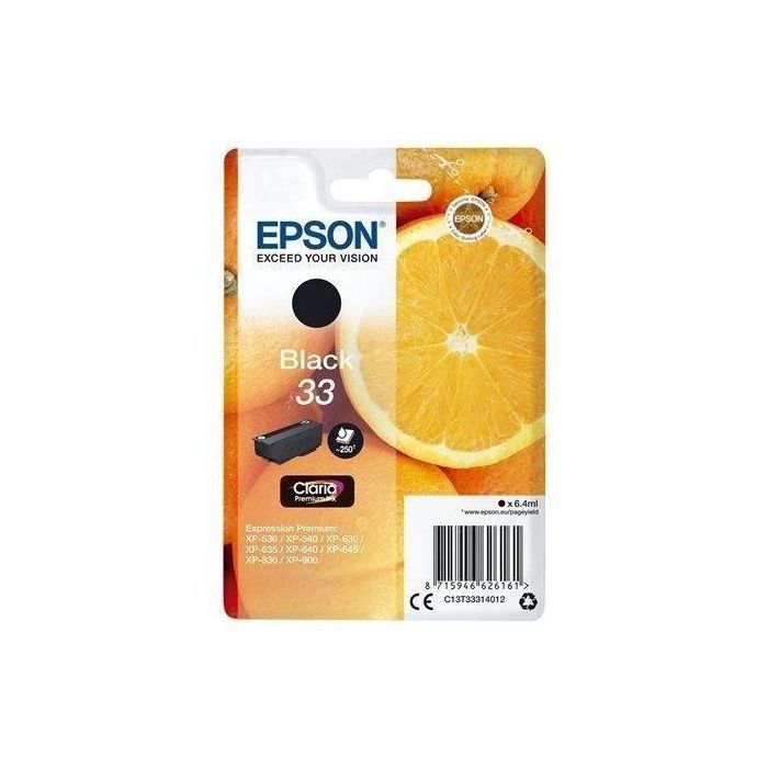 EPSON Expression Home XP-530 Cartucho Negro Nº33 0 EPSON Expression Home XP-530 Cartucho Negro Nº33 0