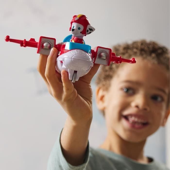 VEHÍCULO MAESTRO DE GIRO + FIGURA DE RESCATE AÉREO DE MARCUS Patrulla Canina 3 VEHÍCULO MAESTRO DE GIRO + FIGURA DE RESCATE AÉREO DE MARCUS Patrulla Canina 3