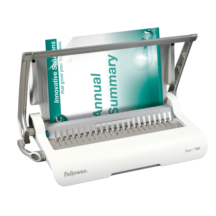 Fellowes Star+ 150 Encuadernadora Canutillo Perfora 15 Hojas DIN A4 Encuaderna 150 Hojas Uso Moderado Hogar Oficina 1