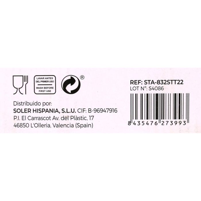 Copa de champán Santa Clara Sonella (36 Unidades) 1