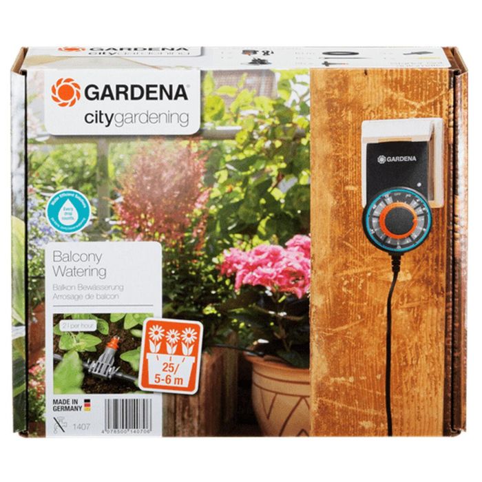 Gardena Regadera Automática de Riego para Balcones y Terrazas, optimizada para espacios de 5 a 6 metros 10 Gardena Regadera Automática de Riego para Balcones y Terrazas, optimizada para espacios de 5 a 6 metros 10