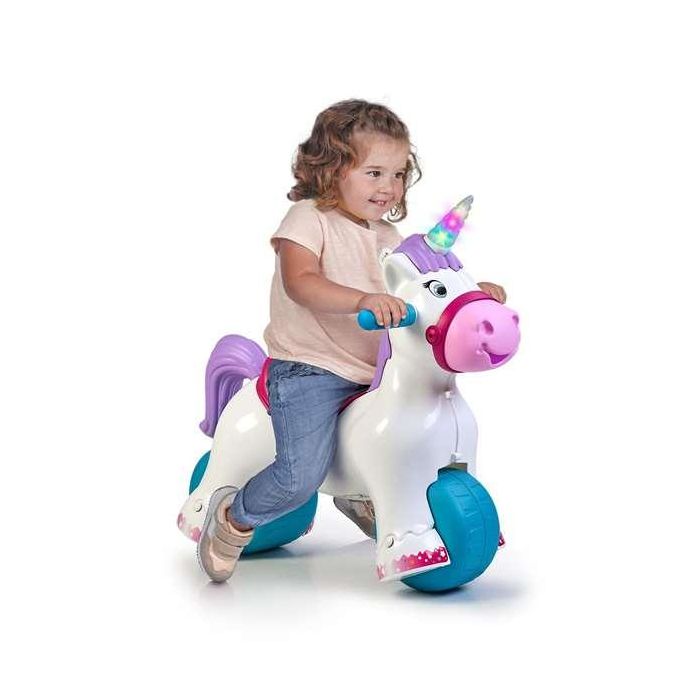 Correpasillos baby unicorn con sonido de trote y relincho ¡convertible en balancín! 2 Correpasillos baby unicorn con sonido de trote y relincho ¡convertible en balancín! 2