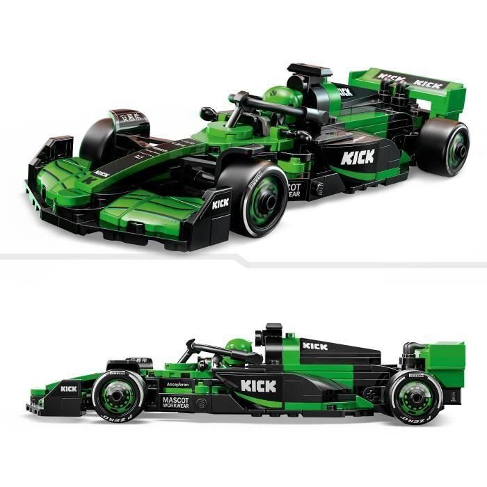 LEGO 77247 Speed Champions F1 KICK Sauber Team C44 - Set de Construcción Modelo de Coche de Carreras, Edición Décimo Aniversario 2