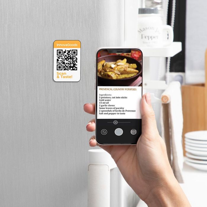 Innovagoods Freidora de aire 2,2L 1200W con cesta antiadherente, temporizador y sistema de aire 360°C V0103713 5 Innovagoods Freidora de aire 2,2L 1200W con cesta antiadherente, temporizador y sistema de aire 360°C V0103713 5