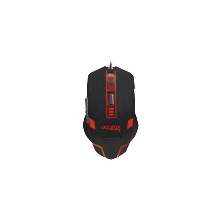RATON GAMING APPROX APPWARII - 2400DPI - COOL DESIGN - LED 7 COLORES - 6 BOTONES