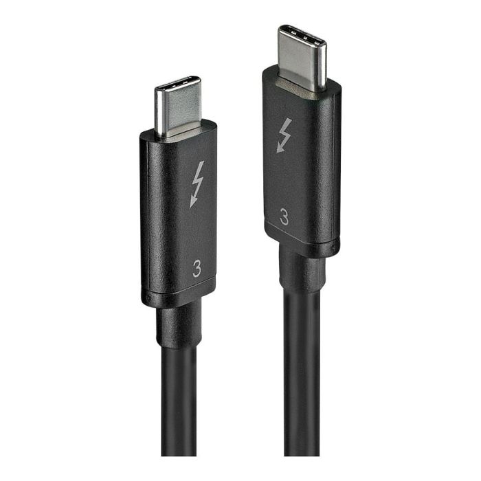 Lindy Cable Thunderbolt 3 Pasivo 0.5m - Conexión Rápida y Versátil para Datos, Vídeo y Energía 0 Lindy Cable Thunderbolt 3 Pasivo 0.5m - Conexión Rápida y Versátil para Datos, Vídeo y Energía 0