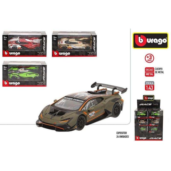 Coche metal burago racing series 2025 v1 escala 1:43. - modelos surtidos 1 Coche metal burago racing series 2025 v1 escala 1:43. - modelos surtidos 1