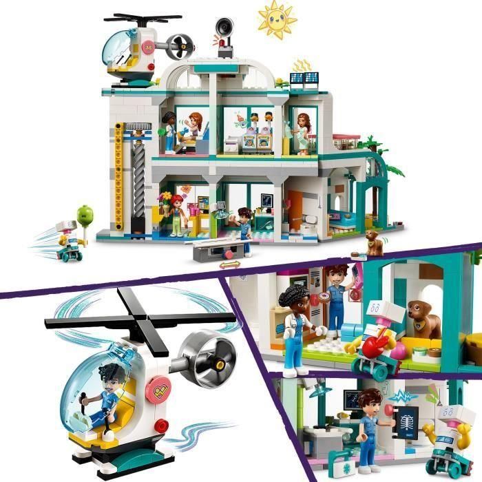 LEGO 42621 Friends Heartlake City Hospital, Juguete con Helicóptero y Minifiguras que Incluyen a Otoño y un Perro 2 LEGO 42621 Friends Heartlake City Hospital, Juguete con Helicóptero y Minifiguras que Incluyen a Otoño y un Perro 2