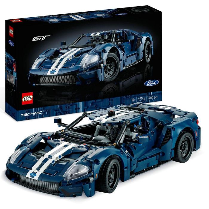 Lego Technic 42154 Ford GT 2022 Modelo de Coche para Adultos Escala 1:12 Nivel Avanzado 1