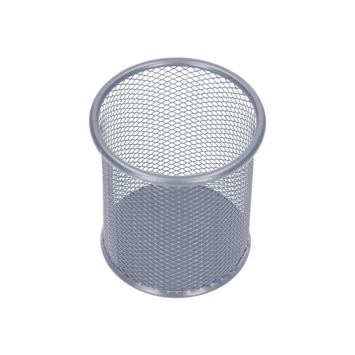 Cubilete Portalapices Q-Connect Plata Metal Redondo Rejilla Diametro 86 mm Alto 105 mm 4 Cubilete Portalapices Q-Connect Plata Metal Redondo Rejilla Diametro 86 mm Alto 105 mm 4