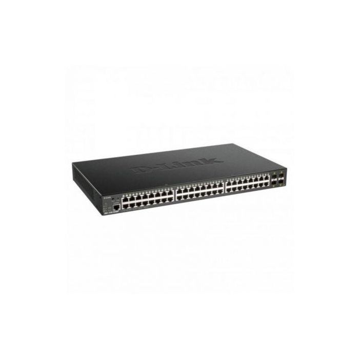 D-Link DGS-1250-52XMP/E Switch Gestionable Smart 52 Puertos RJ-45 10/100/1000 PoE/ SFP 1