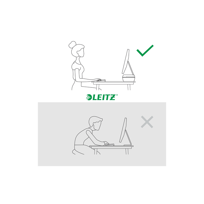 Leitz Soporte Elevador Monitor Ajustable Ergo Gris 65040085 4
