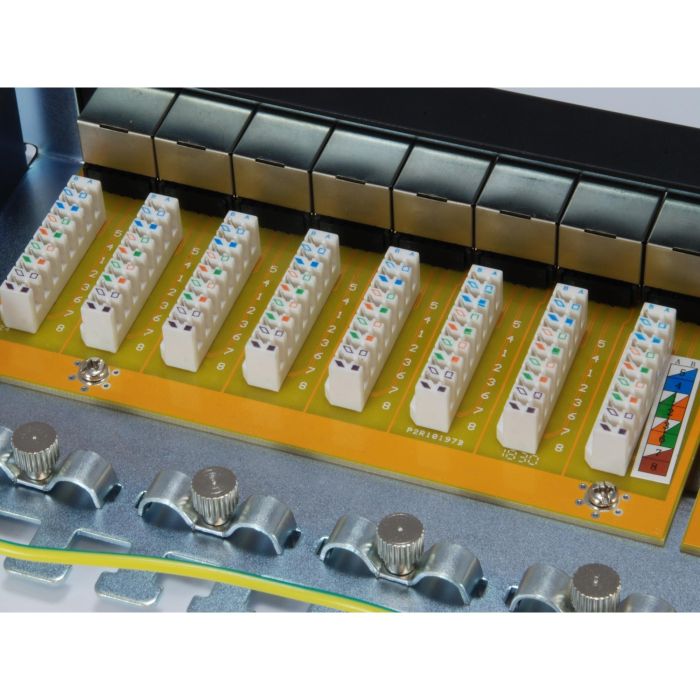 Equip Patchpanel 24x RJ45 Cat6A 19" FTP 1HE ISO/IEC schwarz 5