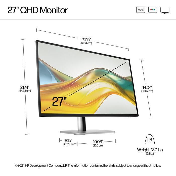 Monitor Hp S5 Pro 527Pq 27 Pulgadas 8 Monitor Hp S5 Pro 527Pq 27 Pulgadas 8