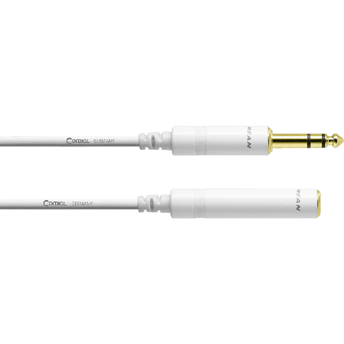 Cable De Audio Jack Macho/Jack Hembra 3 M Blanco Cable De Audio Jack Macho/Jack Hembra 3 M Blanco