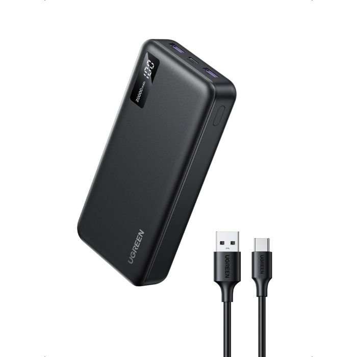 Ugreen Powerbank 10000mAh Carga Rápida Bidireccional Negro 2 Ugreen Powerbank 10000mAh Carga Rápida Bidireccional Negro 2