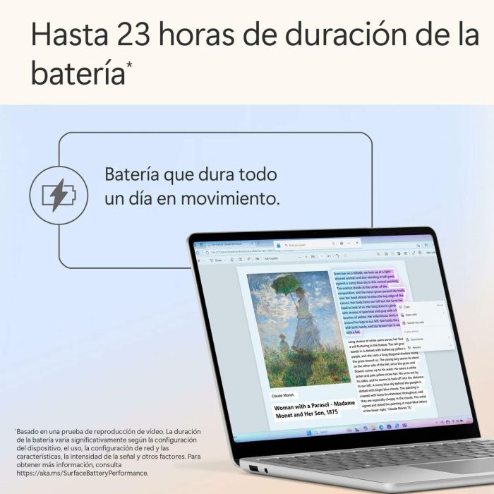 Microsoft Surface Laptop Copilot+ PC 31649 X1P-42-100, 13 Pulgadas, Snapdragon X Plus, 16GB RAM, 512GB SSD 2 Microsoft Surface Laptop Copilot+ PC 31649 X1P-42-100, 13 Pulgadas, Snapdragon X Plus, 16GB RAM, 512GB SSD 2